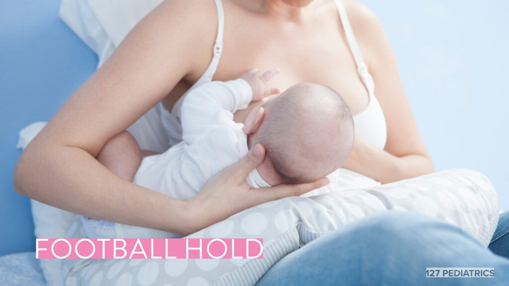football breastfeeding position 